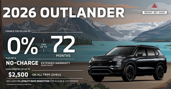 Get the 2026 Mitsubishi Outlander