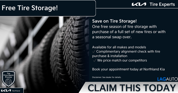 Spring Tire Special – Complimentary Tire Storage