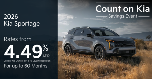 Get the 2026 Sportage