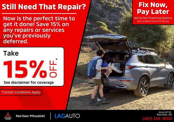 15% Off Previously Declined Services