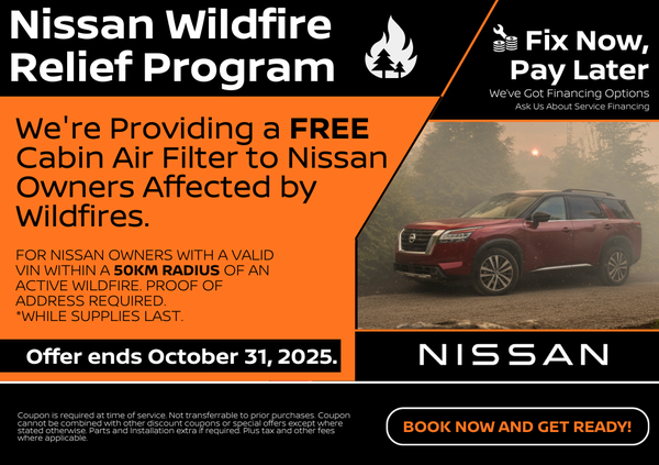 Nissan Wildfire Relief Program