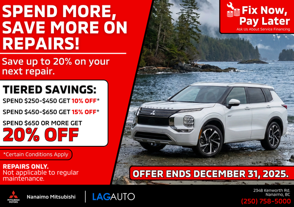 Spend More, Save More on Essential Mitsubishi Repairs!