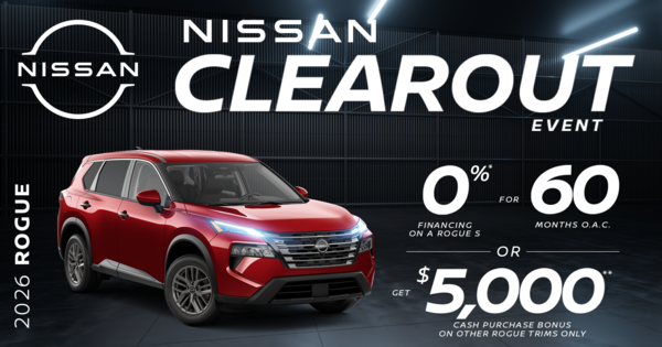 Get the 2026 Nissan Rogue!