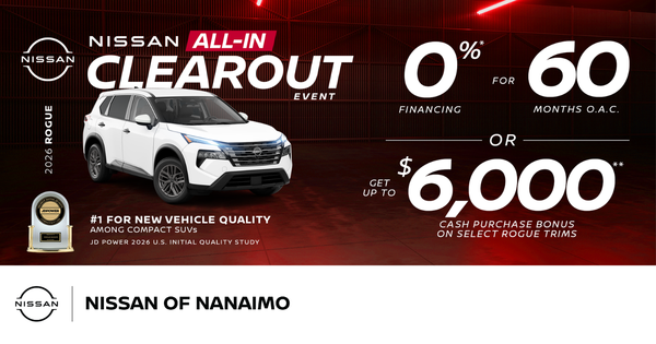 Get the 2026 Nissan Rogue!