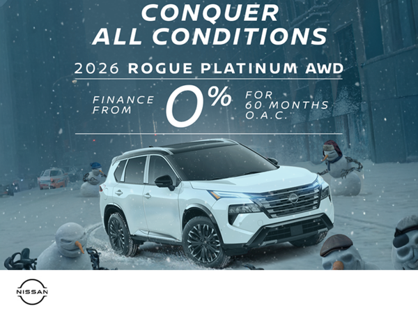 Get the 2026 Nissan Rogue Today!