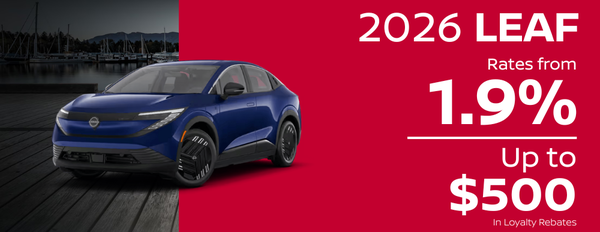 Get the 2026 Nissan Leaf!