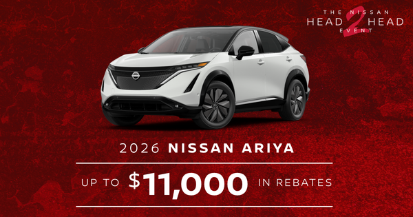 Get the 2026 Nissan ARIYA!