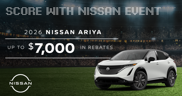 Get the 2026 Nissan ARIYA!