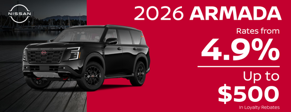 Get the 2026 Nissan Armada!