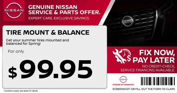 Spring Tire Mount & Balance