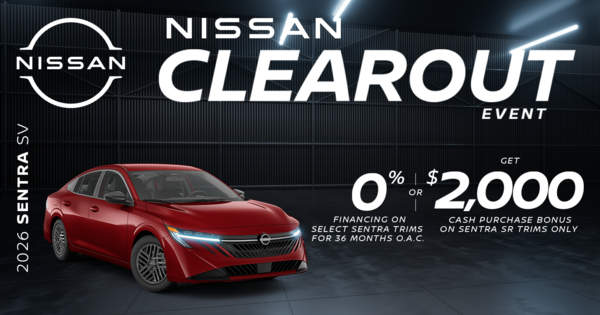 Get the 2026 Nissan Sentra!