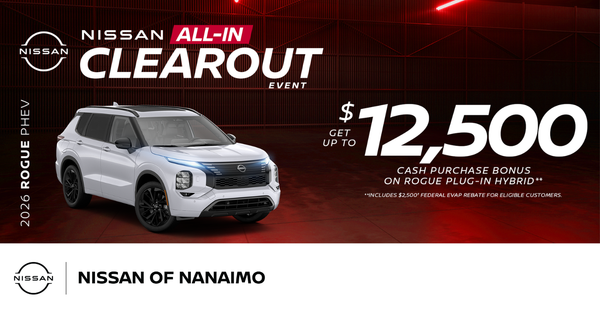 Get the 2026 Nissan Rogue PHEV!