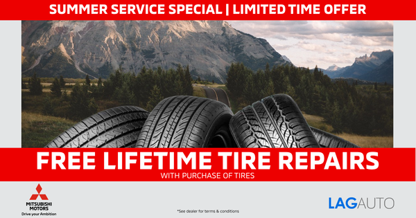 Free Lifetime Tire Repairs with Tire Purchase