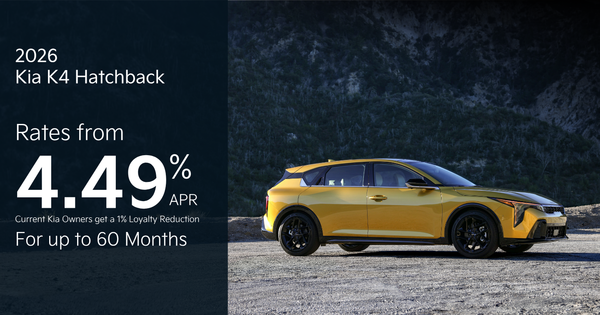 Get the 2026 K4 Hatchback