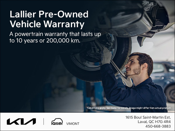 Lallier Pre-Owned Vehicle Warranty