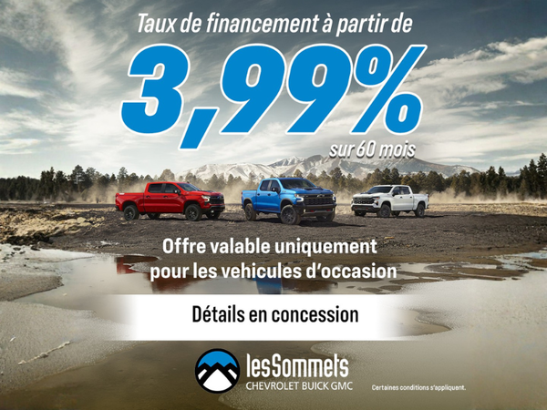 FINANCEMENT À 3,99 %