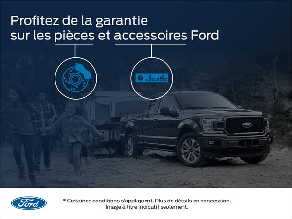 Garantie sur les pièces et accessoires Ford