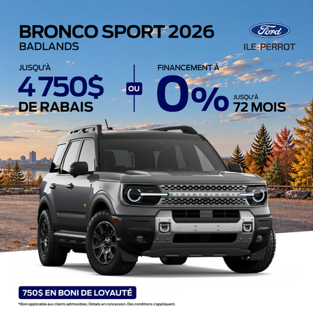 Le Bronco Sport 2026
