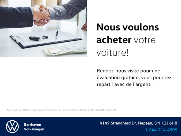 Nous voulons acheter votre voiture!