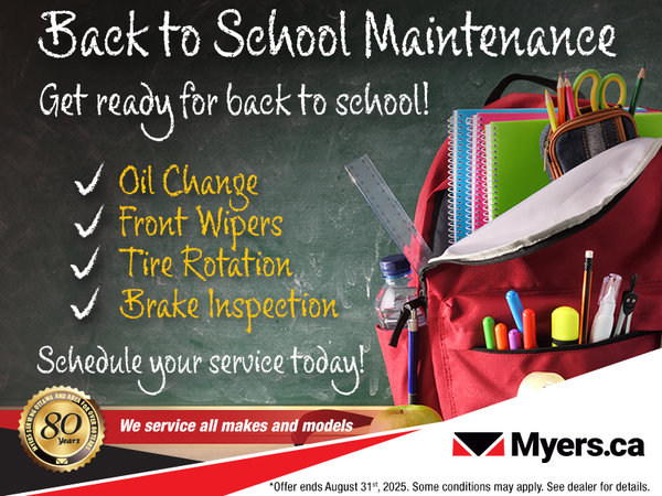 Back to School Maintenance