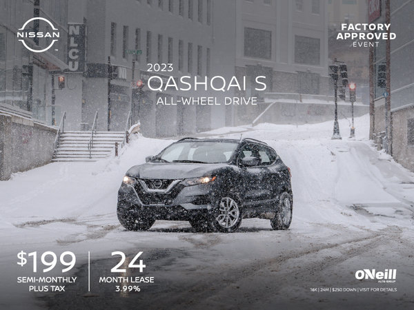 Get the Nissan Qashqai Today!