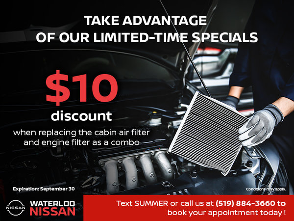 Cabin & Engine Filter Promotion