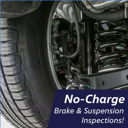 No-Charge Brake and Suspension Inspections - Now until July 31!