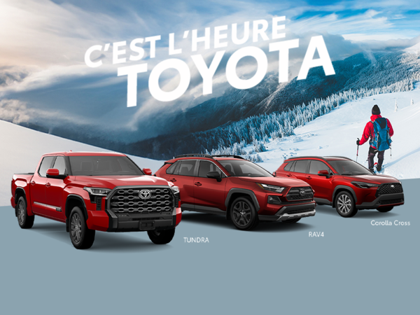 C'est l'heure Toyota!