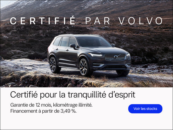 Certifié par Volvo