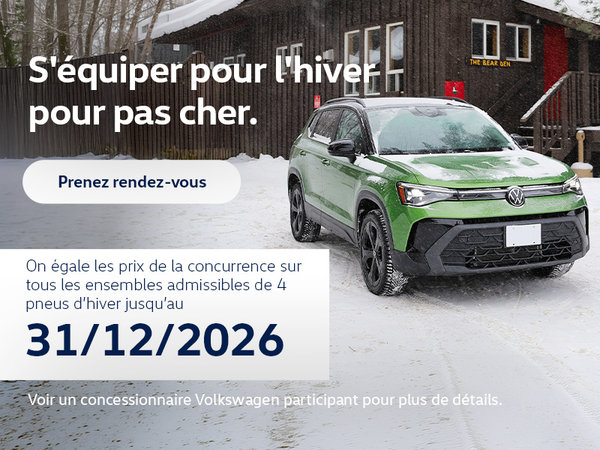 Changement pour des pneus hiver