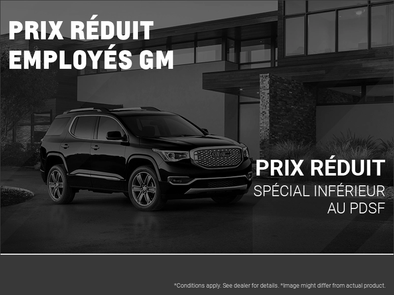 Prix réduits employés GM