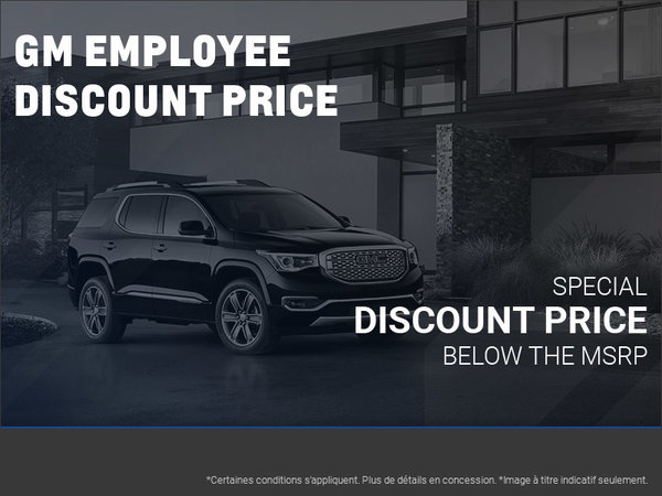 GM Employee Discount Price