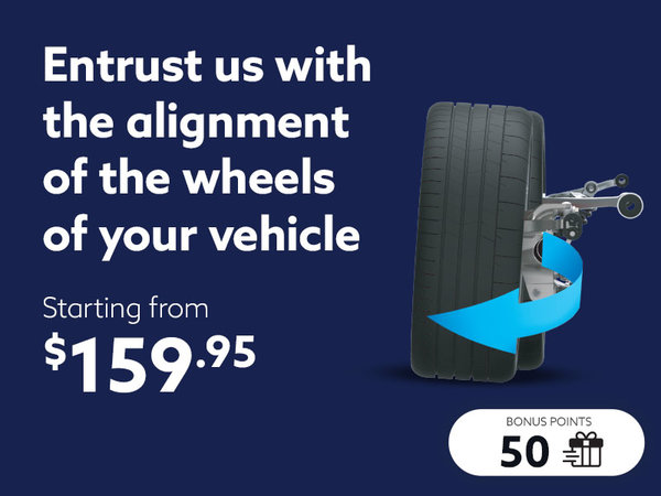 Entrust us with the alignment of the wheels of your vehicle