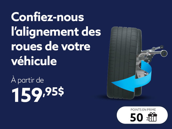 Confiez-nous l'alignement des roues de votre véhicule