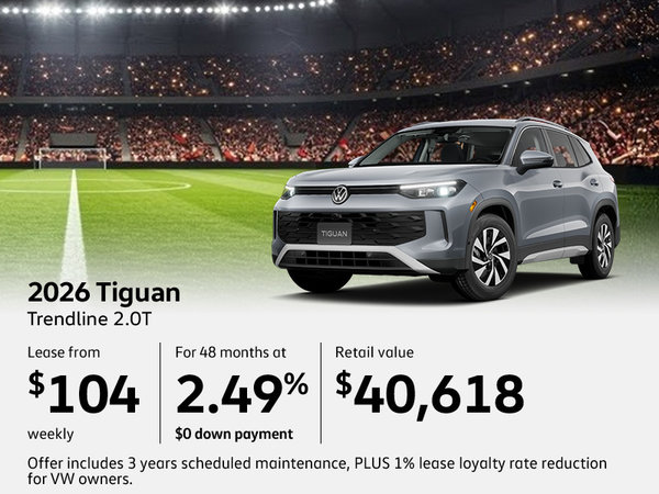 Get the All-New 2026 Volkswagen Tiguan