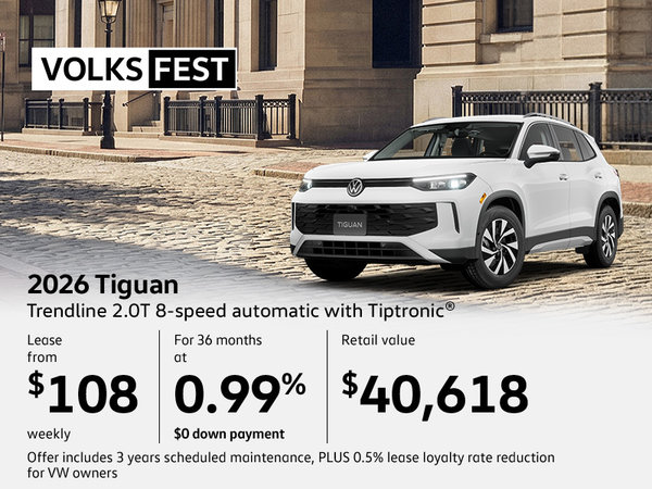 Get the All-New 2026 Volkswagen Tiguan