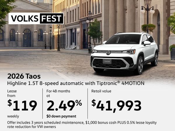 Get the 2026 Volkswagen Taos