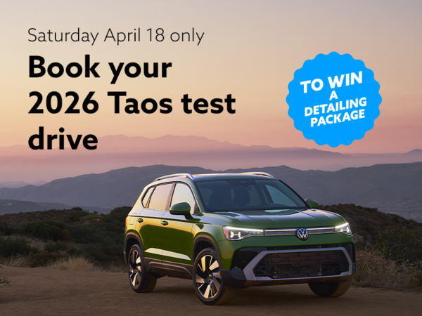 Book your 2026 Taos test drive