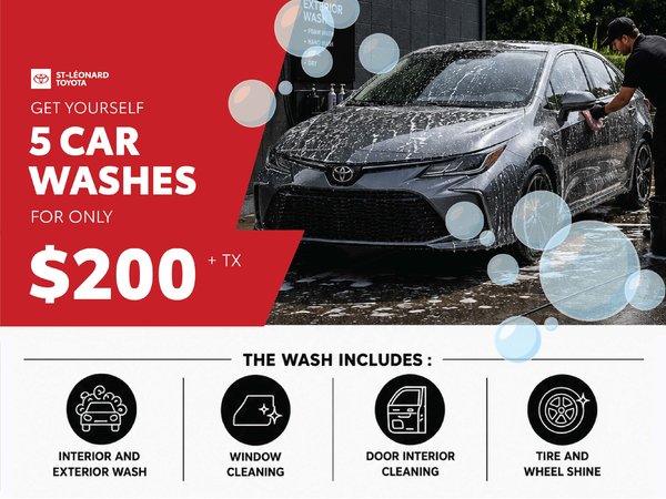 5 CAR WASH FOR $200!!