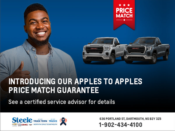 Steele Chev's Apples To Apples Price Match Guarantee