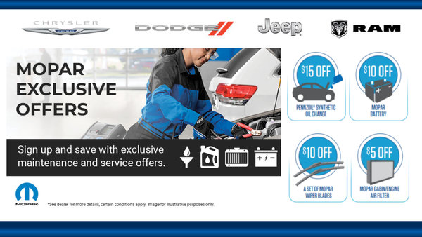 Mopar Exclusive Offers