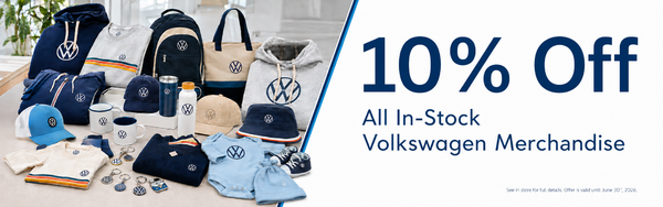 10% Off All In-Stock Volkswagen Merchandise