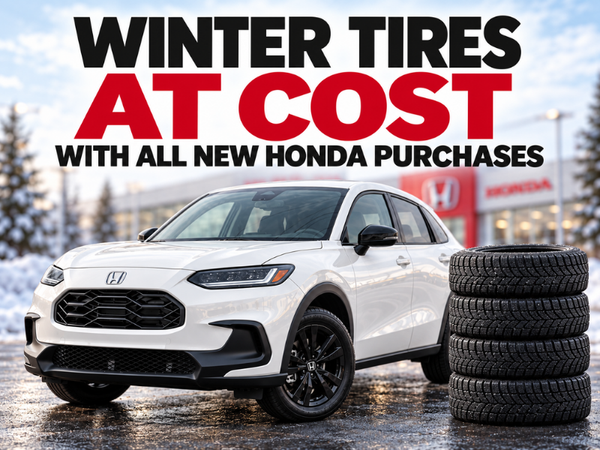 Winter Tires At Cost With All New Honda Purchases