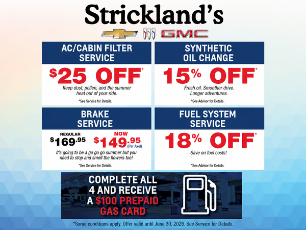 Seasonal Service Specials
