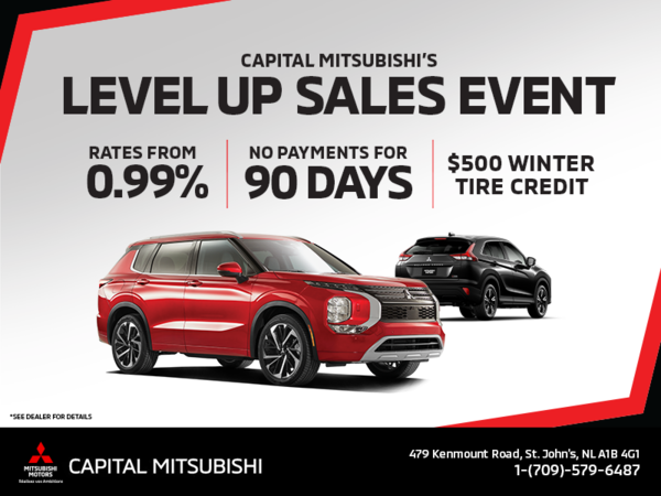 Capital Mitsubishi Level Up Sales Event