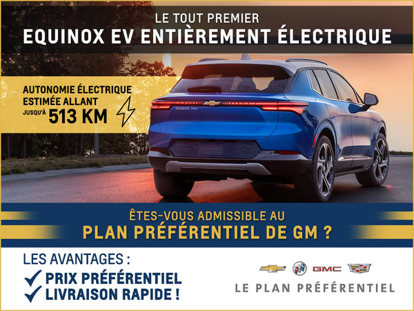 Plan préférentiel Chevrolet Equinox EV