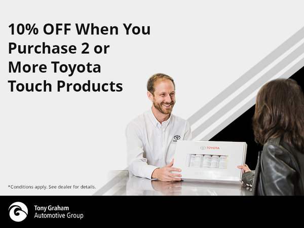 10% OFF When You Purchase 2 or More Toyota Touch Products