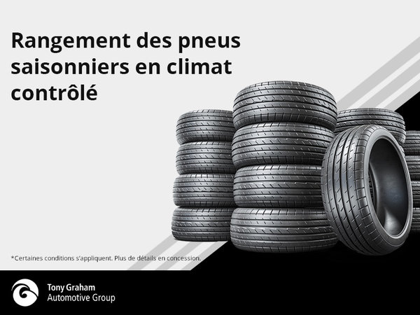 Rangement des pneus saisonniers en climat contrôlé