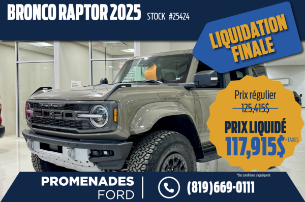 Bronco Raptor 2025 #25424