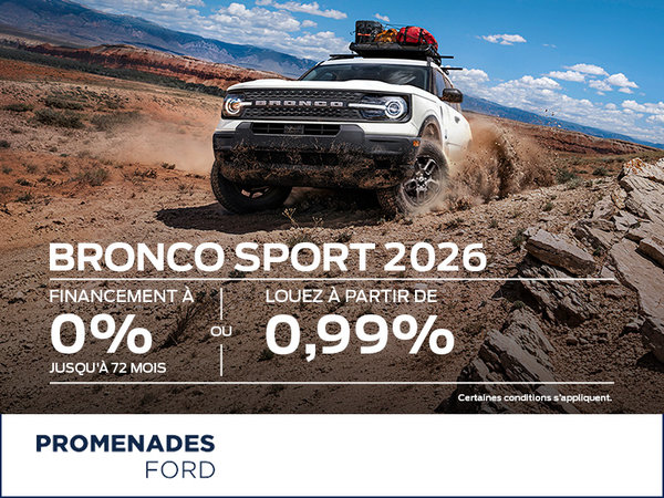 BRONCO SPORT 2026